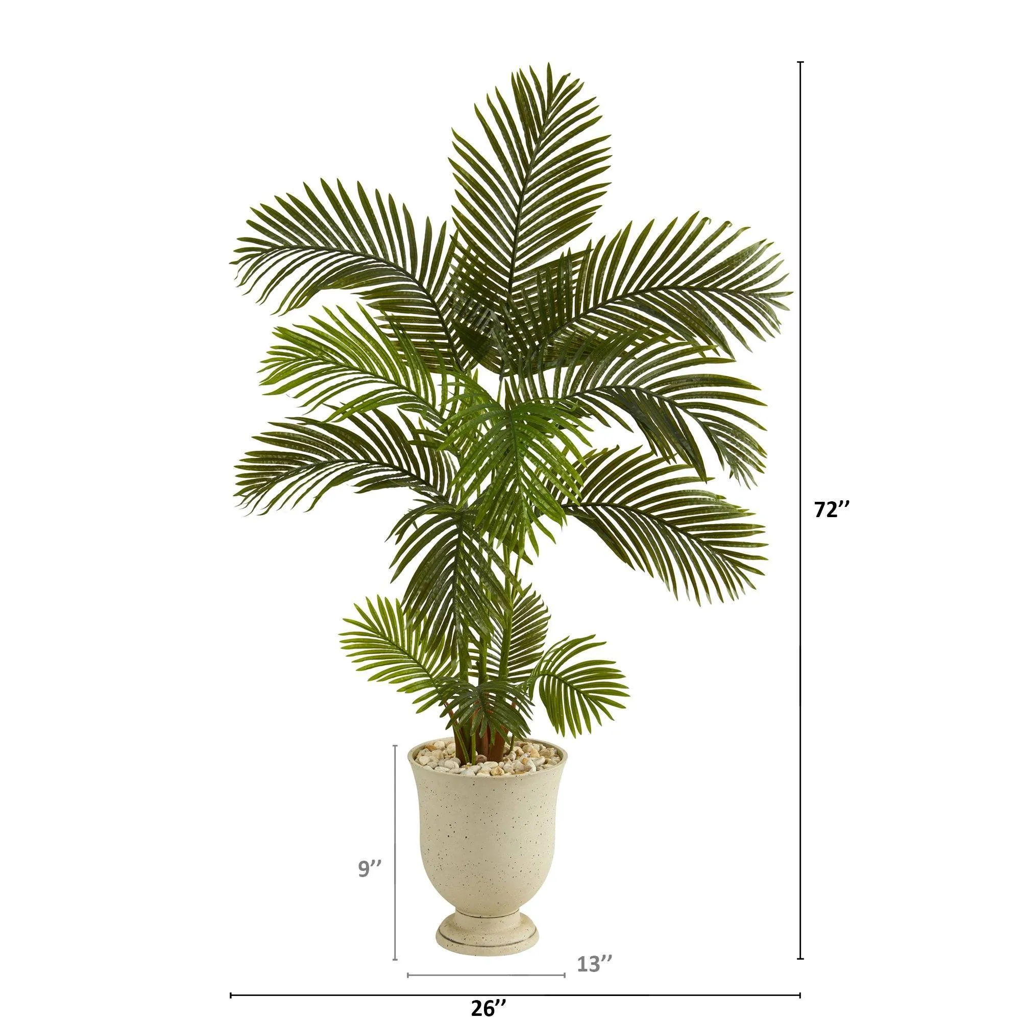 6' Areca Palm Artificial Tree in Decorative Urn