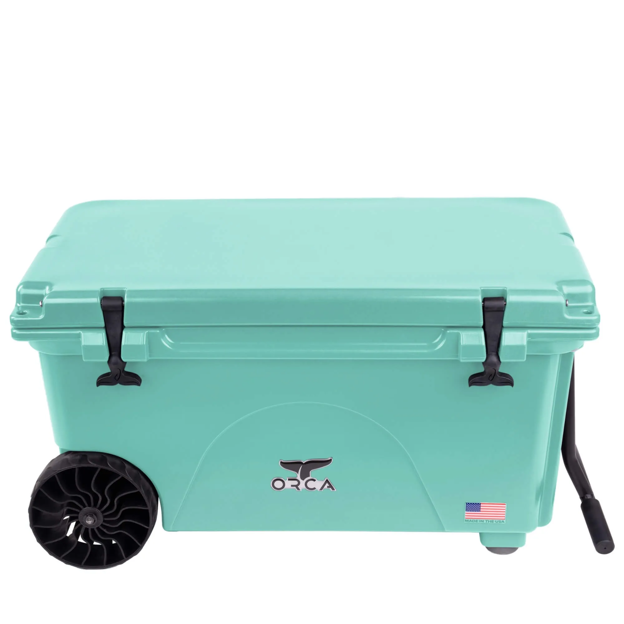 65 Quart Wheeled Cooler Seafoam