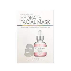 7 Days Facial Care Hydrate Facial Mask - 1 Box of 7 Sheets