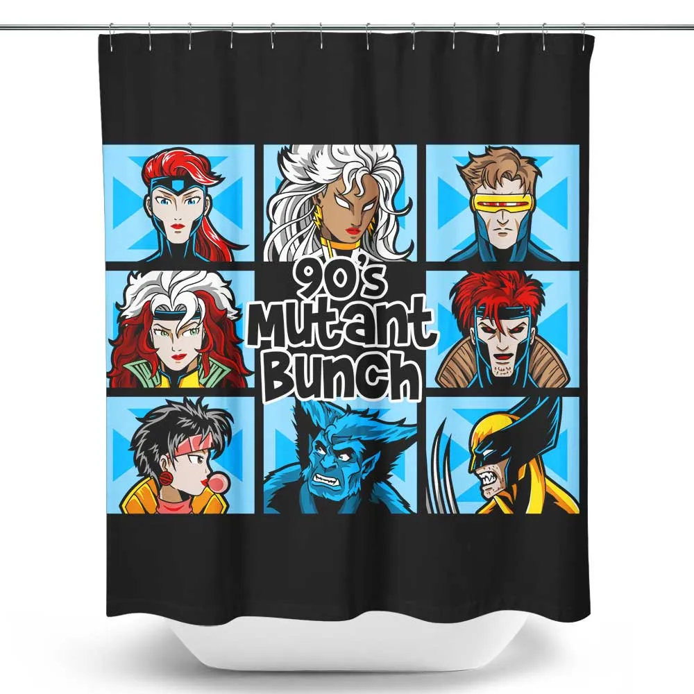 90's Mutant Bunch - Shower Curtain