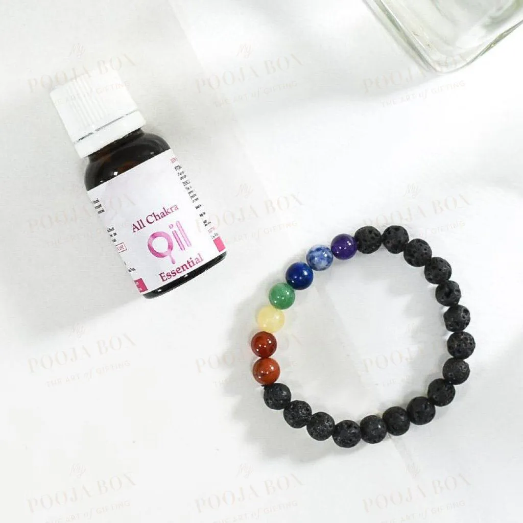 Aroma Therapy Bracelet for All Chakras