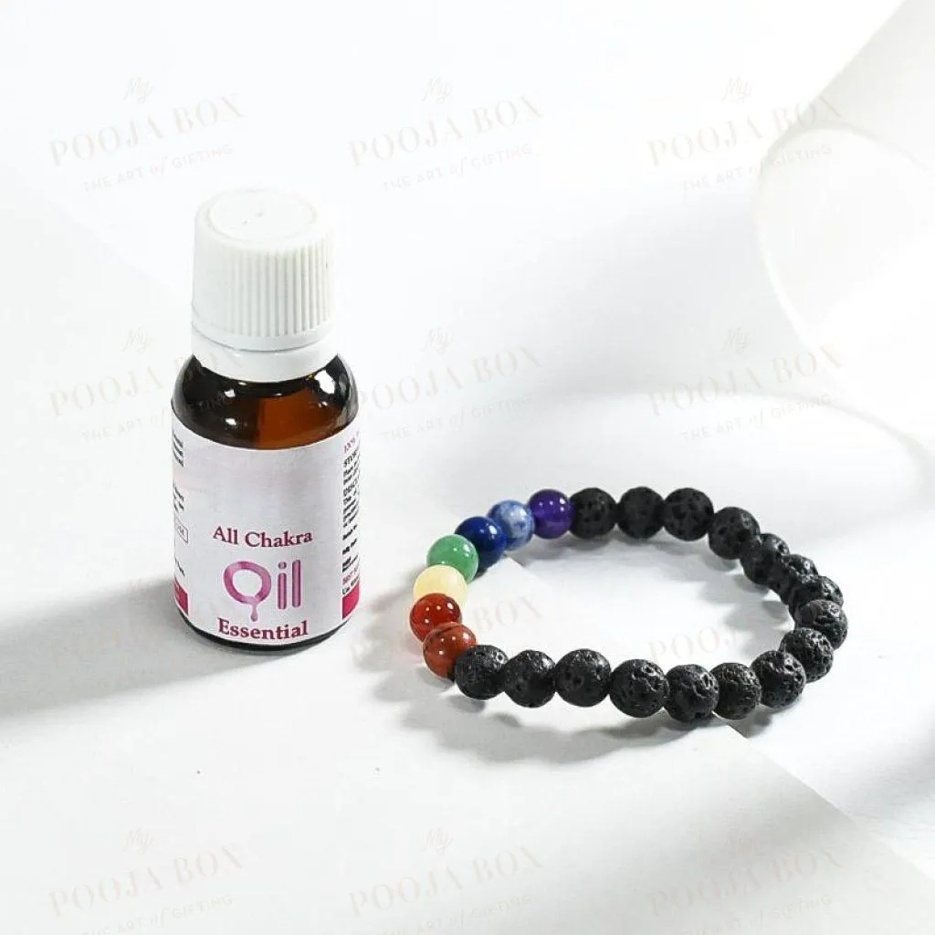 Aroma Therapy Bracelet for All Chakras