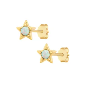 Caprice Opal Stud Earrings