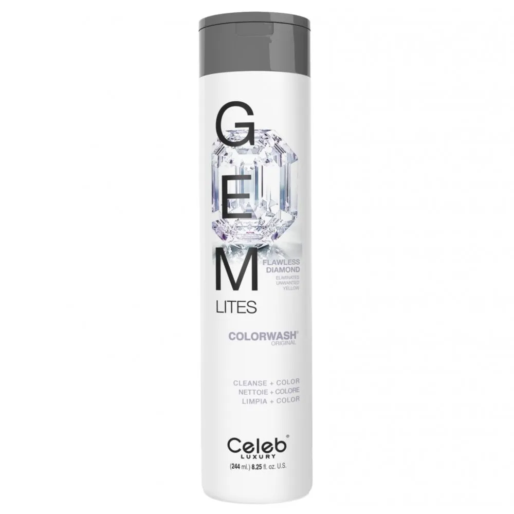 Celeb Luxury Gem Lites Color Wash Original Flawless Diamond Shampoo 244mll