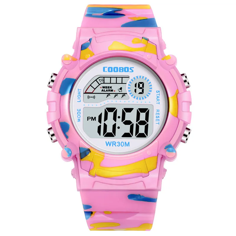 Children's Electronic Watch Waterproof Sport Watch