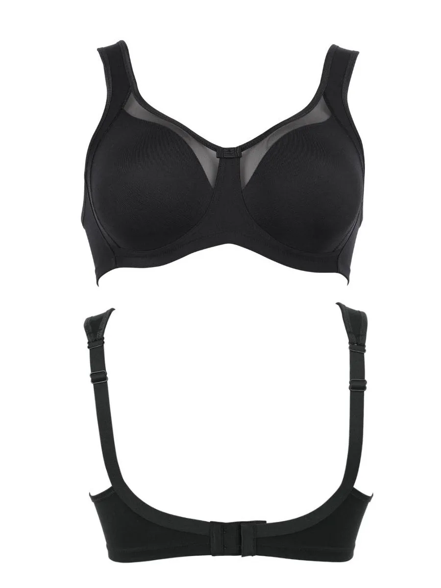 Clara Moulded Comfort Soft Cup Bra - Black