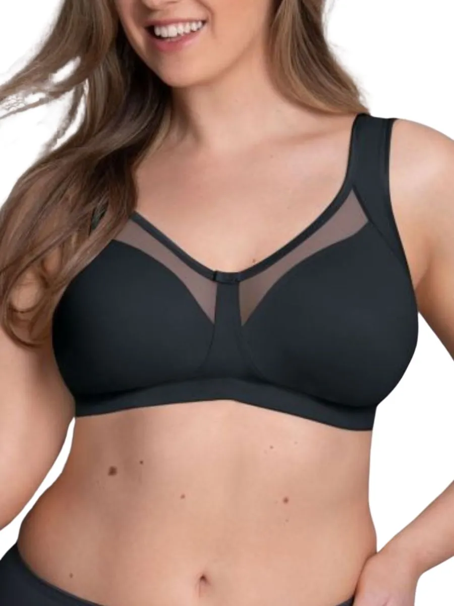 Clara Moulded Comfort Soft Cup Bra - Black