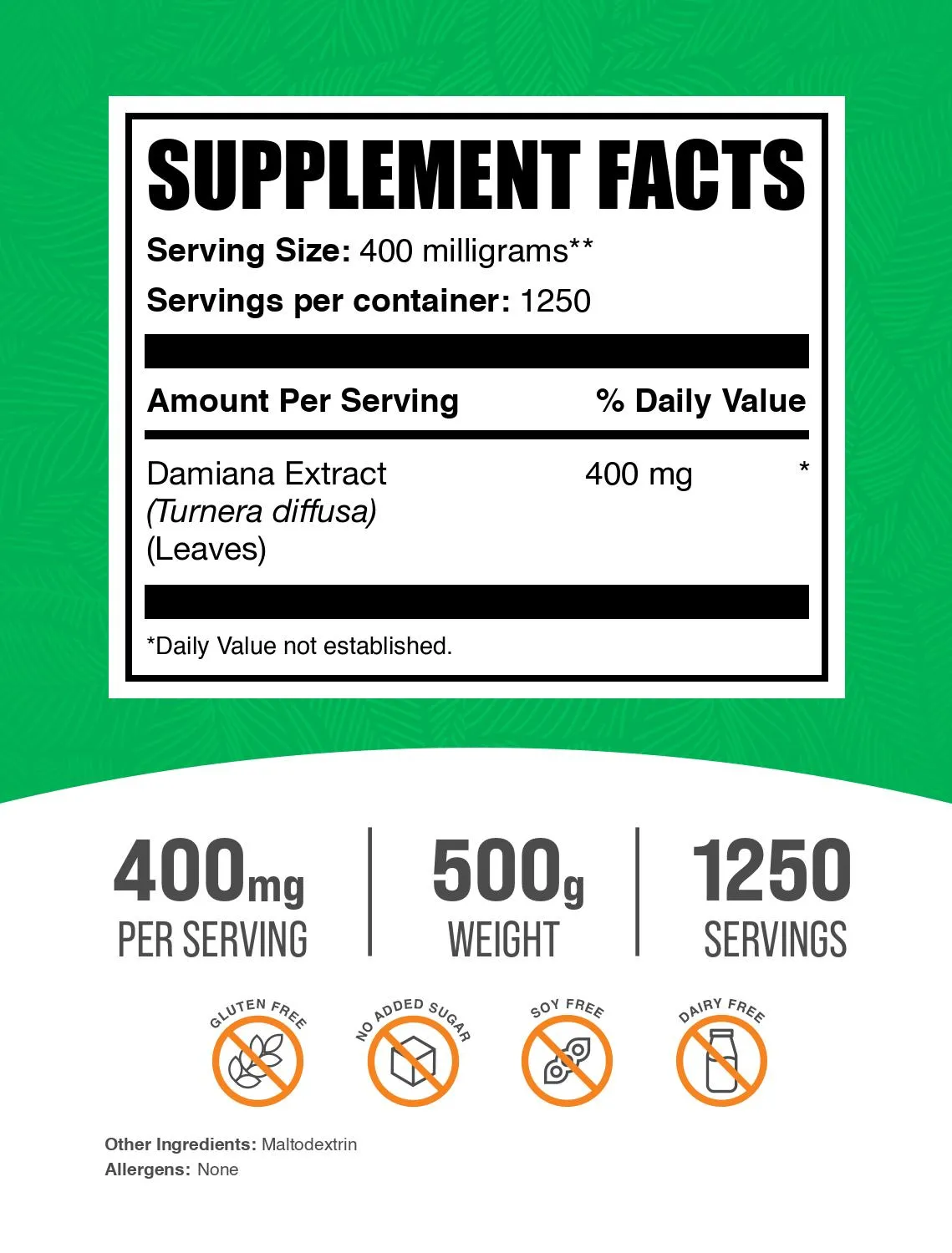 Damiana Extract Powder