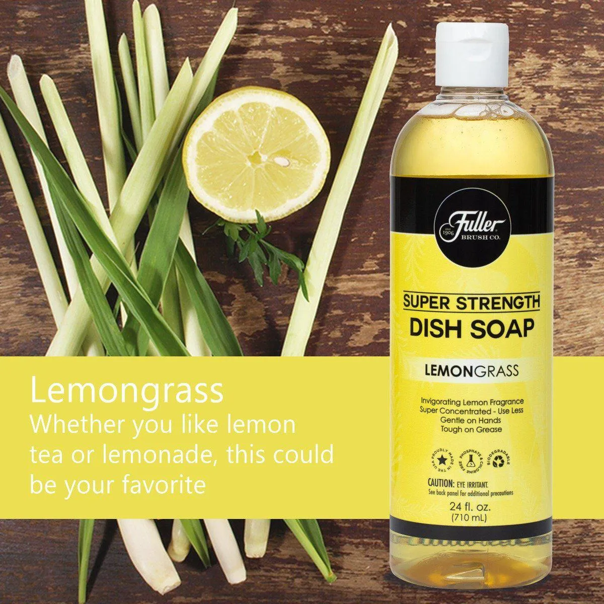 Dish Soap Super Strength – Refreshing Lemongrass Scent