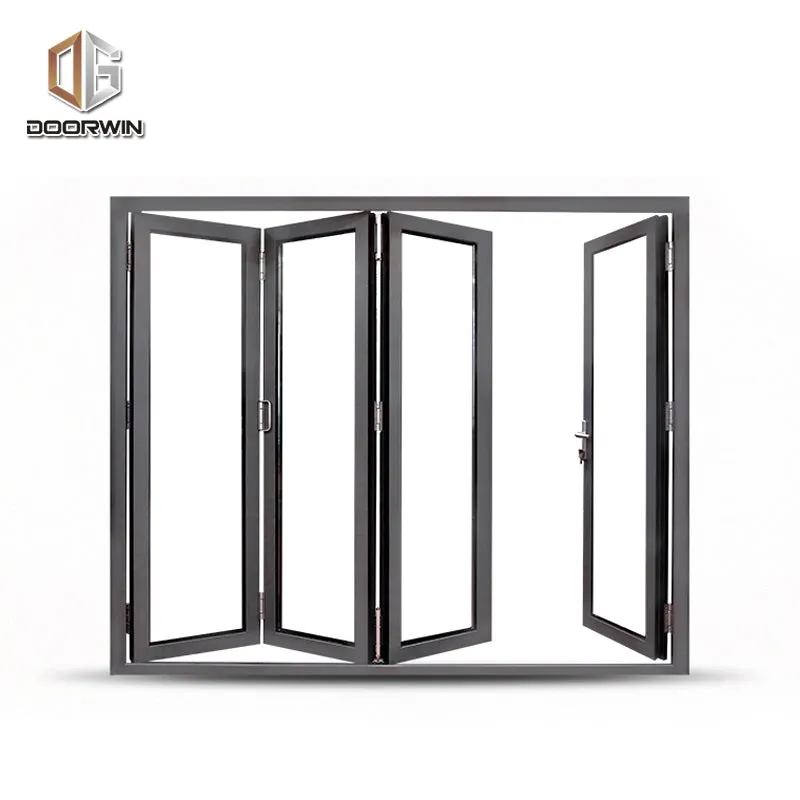 Doorwin 2021AAMA,NFRC,NAFS 2020 American standard modern German hardware waterproof thermal break patio folding doors