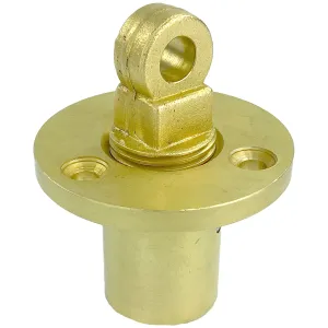 Drain Garboard with Easy Screw Plug - Brass