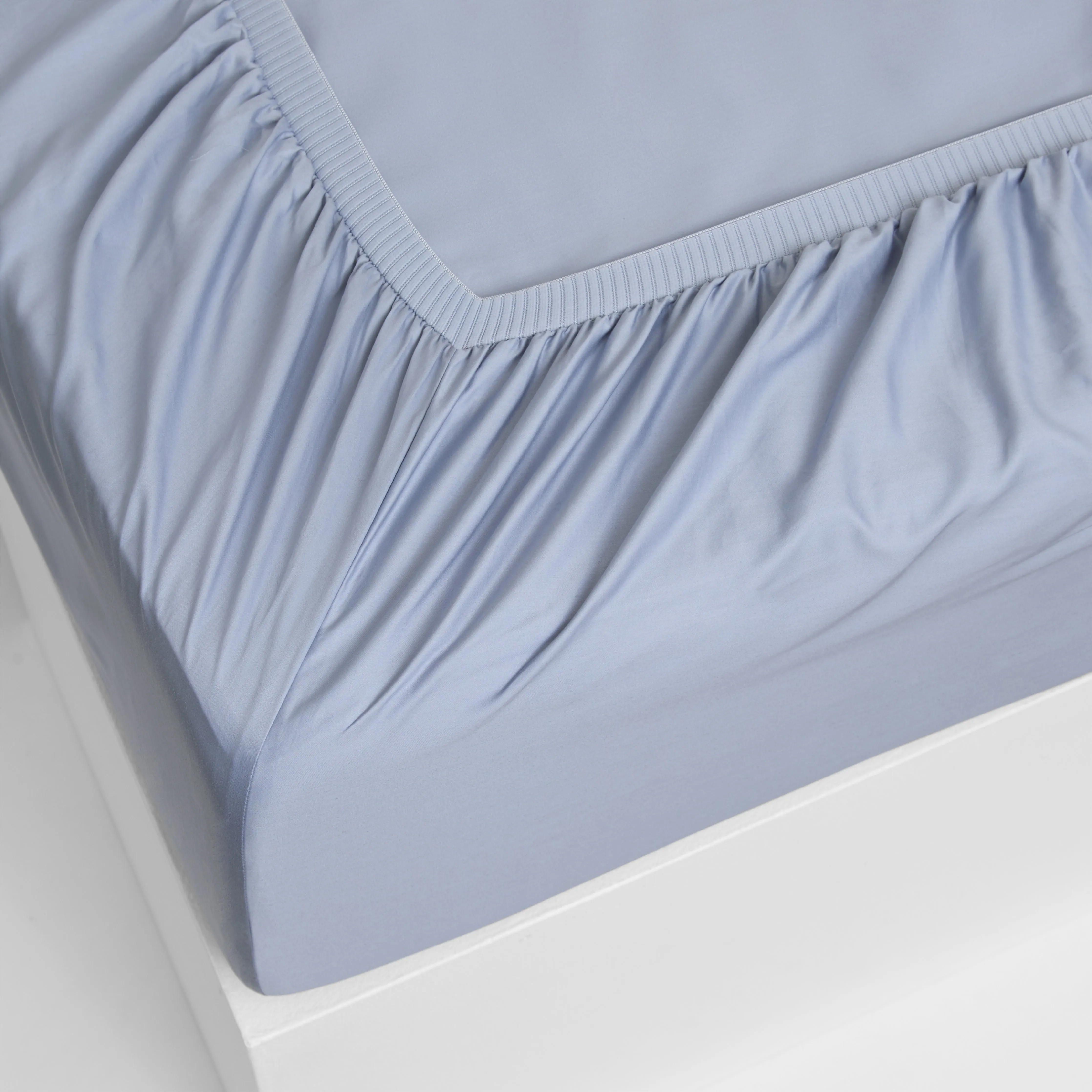 Eden Cotton - Powder Blue Fitted Sheet