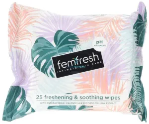 Femfresh Freshening Soothing Wipes - 25 Pack