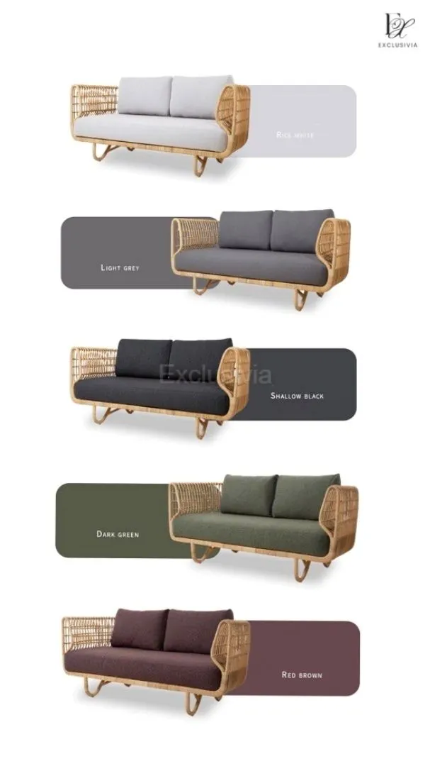 KEERIN Modern Outdoor Rattan Sofa