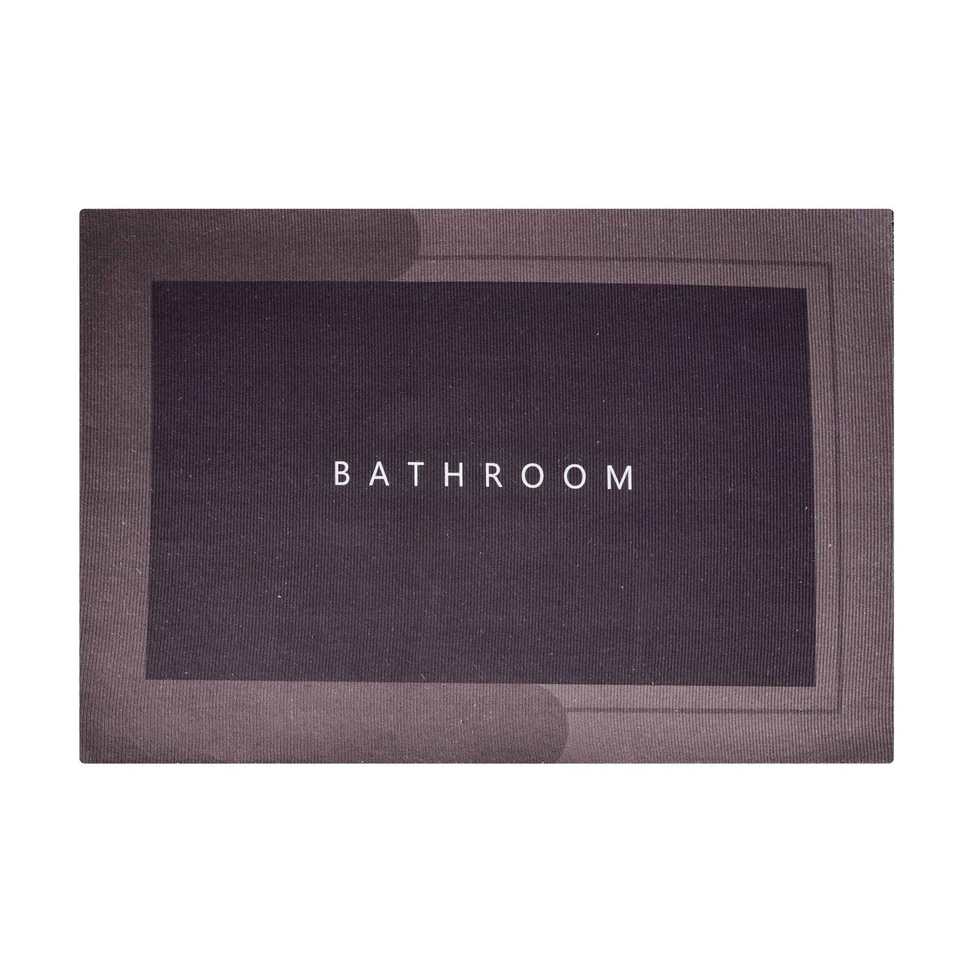 Kuber Industries Rectangular Bathroom Mat| Soft Anti Skid Bath Mat | Non Woven Floor Mat for Home | Non-Slip Mat for Shower-Bathtub | HY094 | Wine