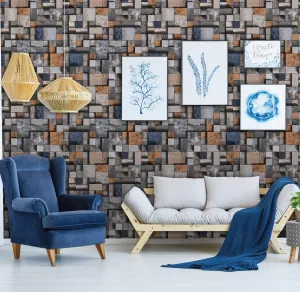 Modern Mosaic 3D Waterproof Wallpaper