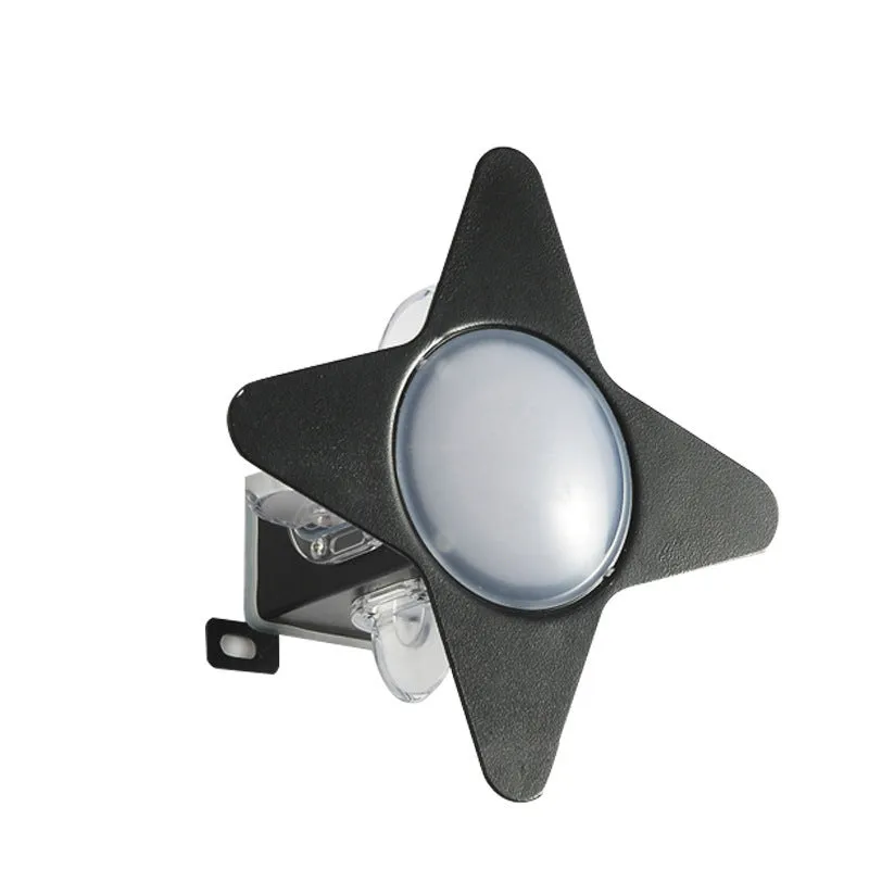 Modern Outdoor Cross Star Aluminum Glass Waterproof LED Wall Sconce Lamp