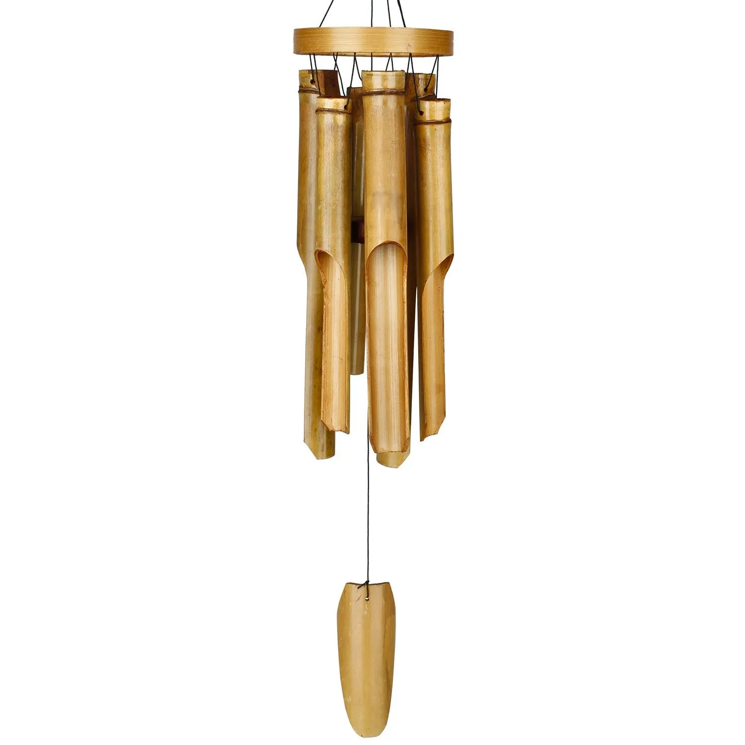 Natural Ring Bamboo Chime - Large