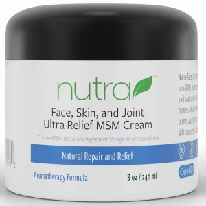 Nutra Health,  Face, Skin & Joint Ultra Relief Cream  8 oz (240ml) Cream