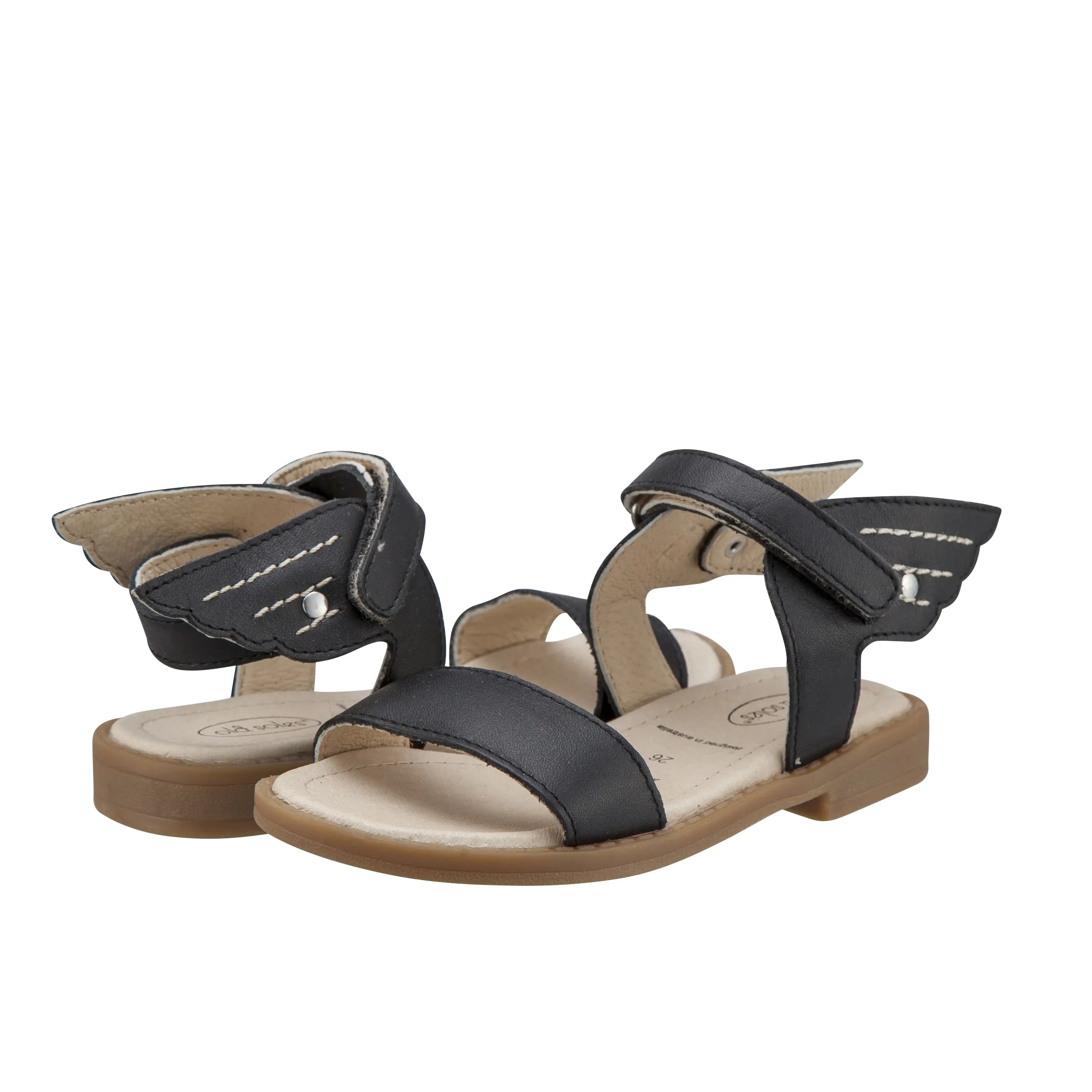 Old Soles Girl's Flying Sandals in Black