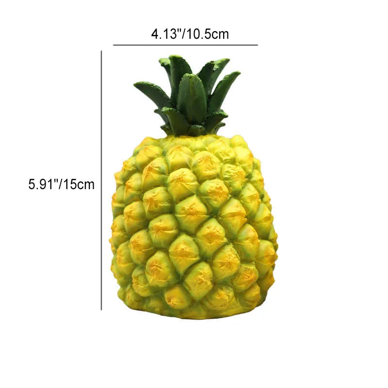 Outdoor Solar Waterproof Resin Pineapple Shape LED Lawn Landscape Light