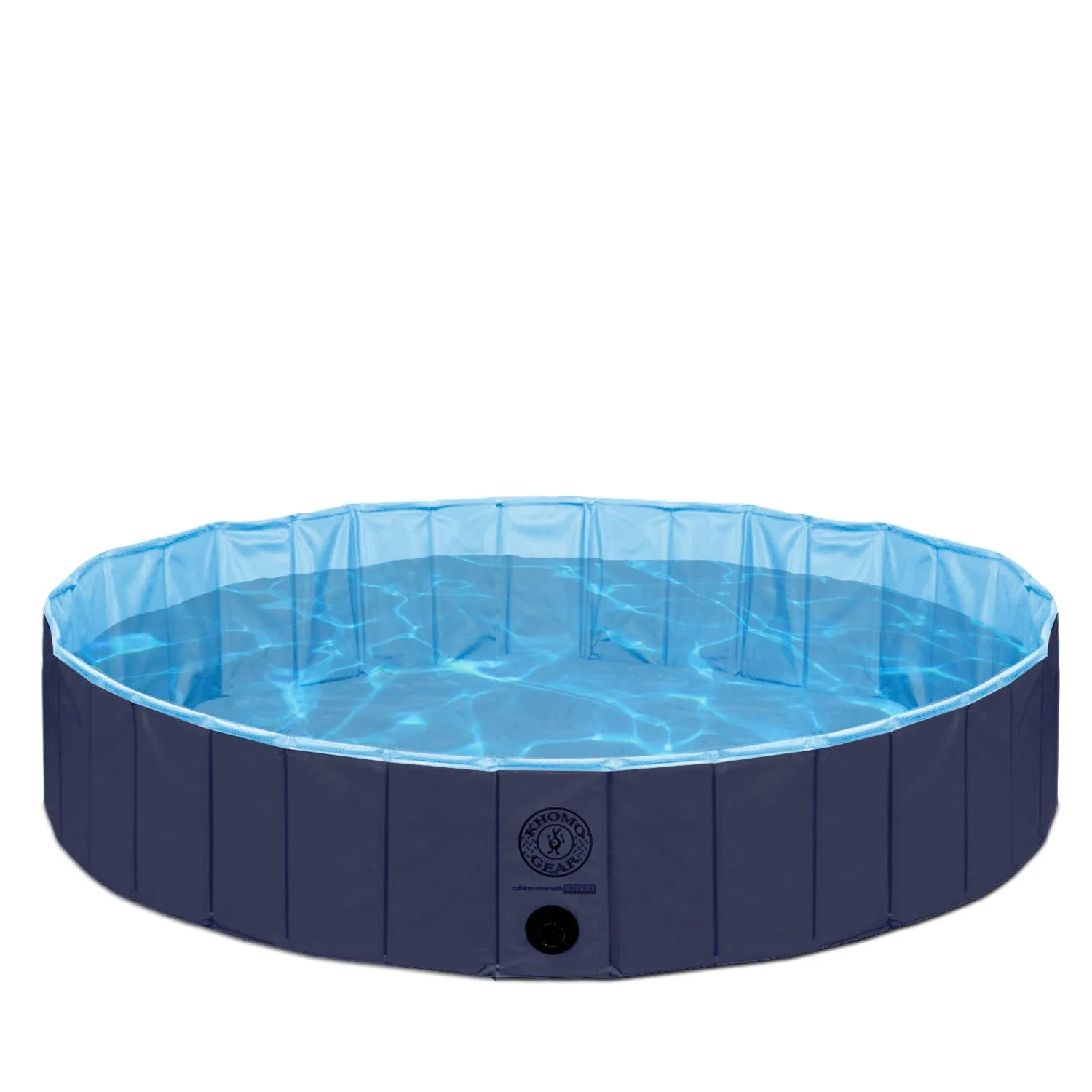 Pet Pool Outdoor Swimming Pool Bathing Tub Navy Size Small