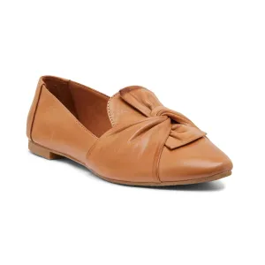 Rosco Flat in Tan Leather