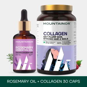 Rosemary Essential Oil   Collagen Capsules (Combo)