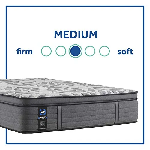 Sealy Posturepedic Plus, Euro Pillow Top 14-Inch Medium Mattress with Surface-Guard - California King