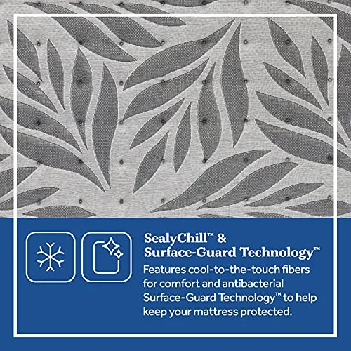 Sealy Posturepedic Plus, Euro Pillow Top 14-Inch Medium Mattress with Surface-Guard - California King