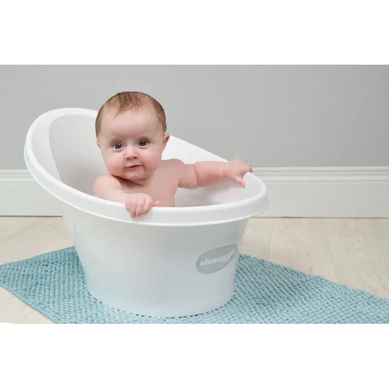 Shnuggle Bath - White/Grey backrest