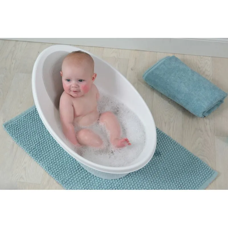 Shnuggle Bath - White/Grey backrest