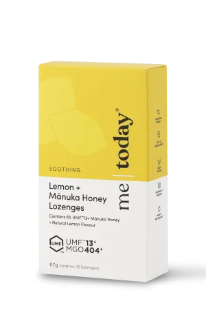 Soothing Lemon and Mānuka Honey Lozenges