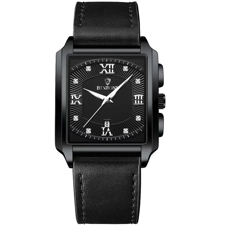 SteelLux Precision Square Quartz Waterproof Watch