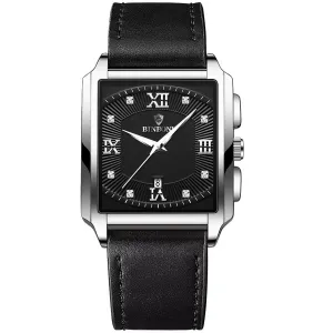 SteelLux Precision Square Quartz Waterproof Watch