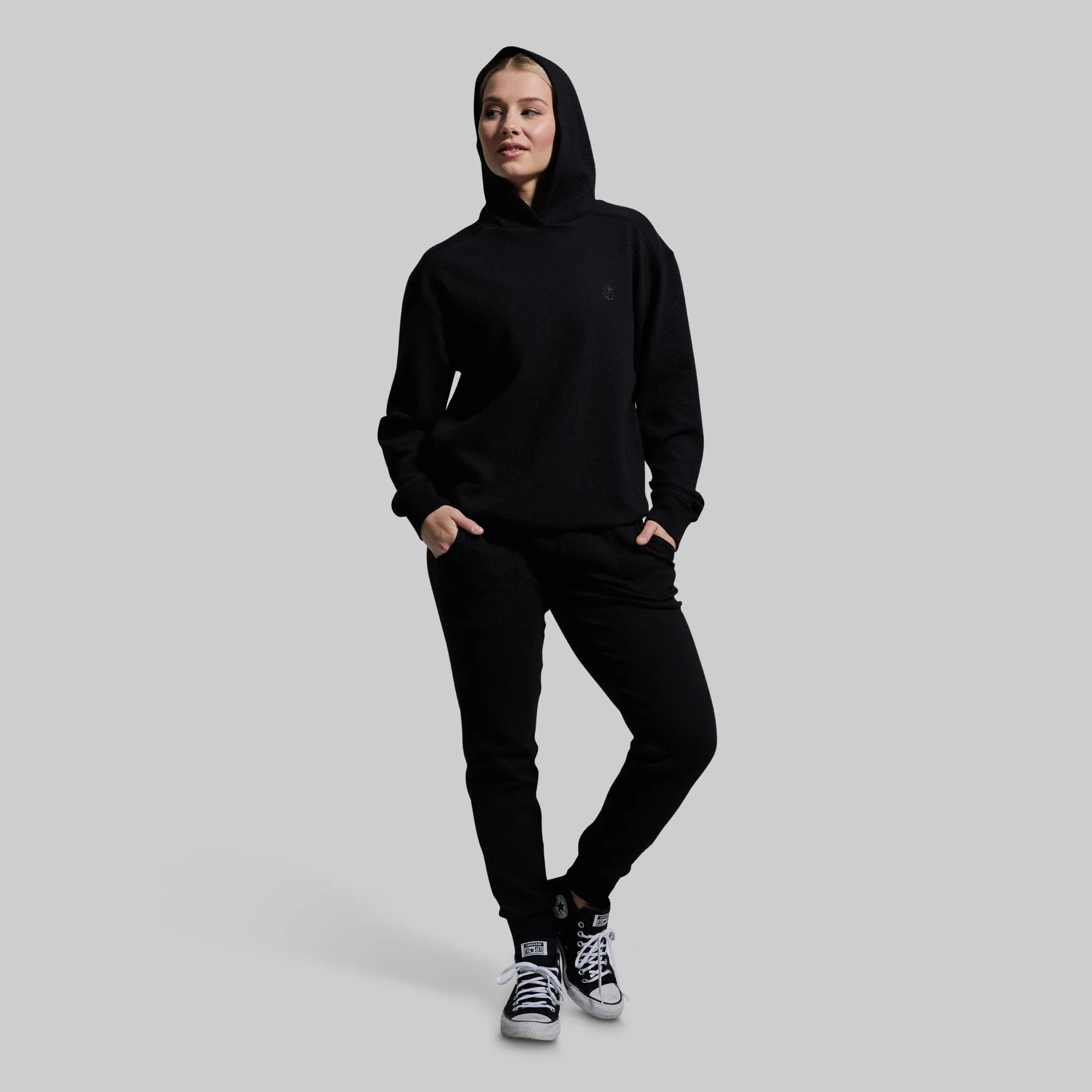 Woman's Cloud Jogger Set (Black)