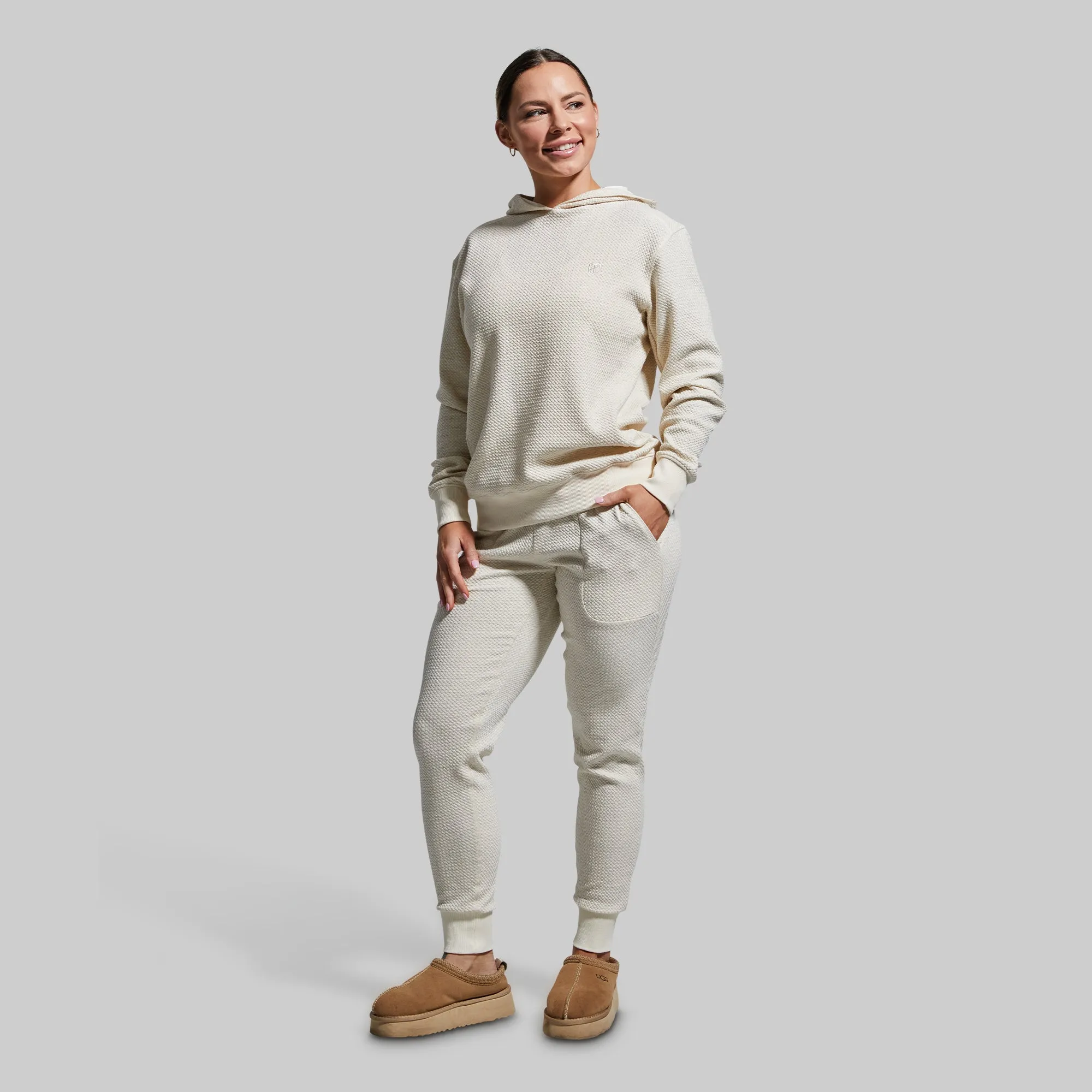 Women's Cloud Jogger Set (Heather Oatmeal)