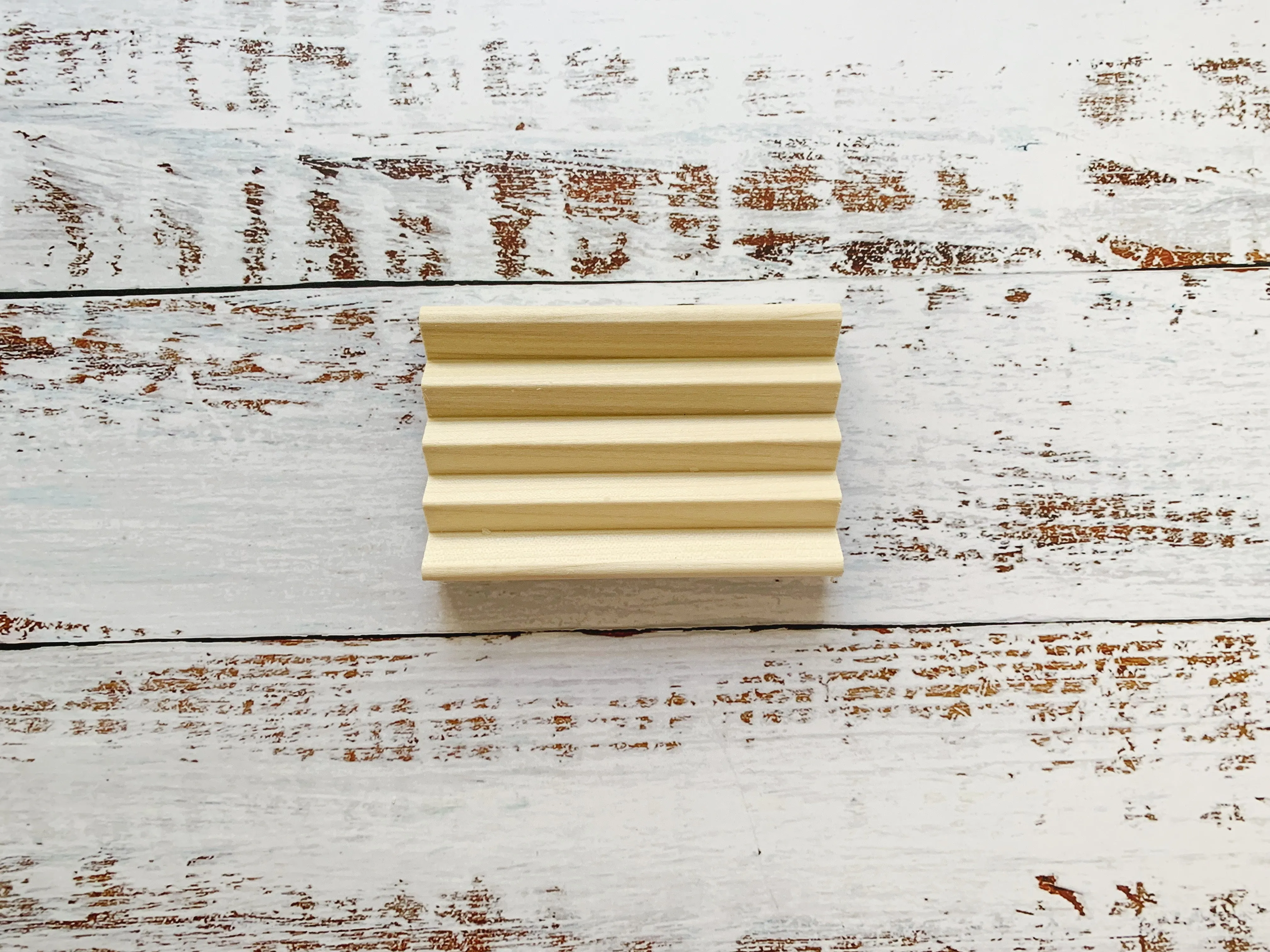 Wooden Soap Dish, set of two